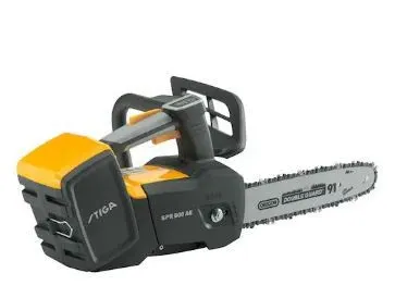 Kompakte und leistungsstarke Stiga SPR 500 AE Akku-Kettensäge mit 30 cm Schiene