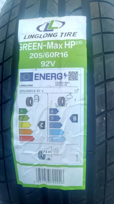 Neumáticos de verano Linglong GreenMax 205/60R16 nuevos