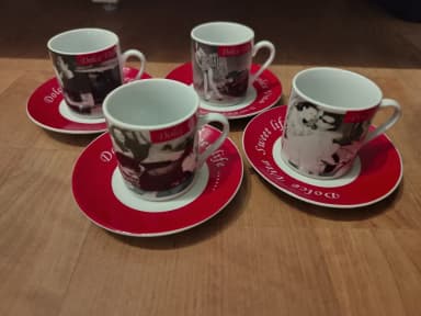 Juego de 4 tazas de espresso Dolce Vita
