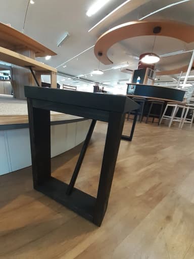Kiefernholzbank 115x35 cm in Schwarz oder Antikbeize
