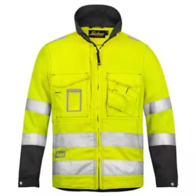 Snickers 1633-6674 Hi-Vis keltainen-grafiitinharmaa työ takki