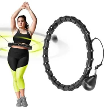 Aro hulahop ajustable y pesado HMS talla Plus para entrenamientos