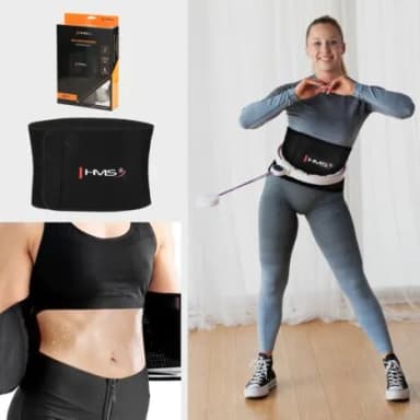 Aro de hula con peso HMS con contador HHM17 para entrenamiento de core