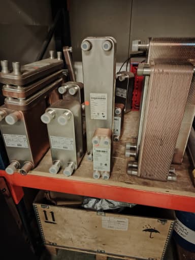 Nye varmevekslere fra 5kw til 35kw