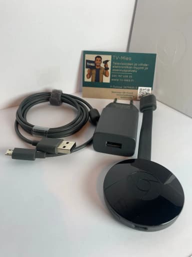 Chromecast Gen 2 mit Netzteil zur TV-Aufrüstung