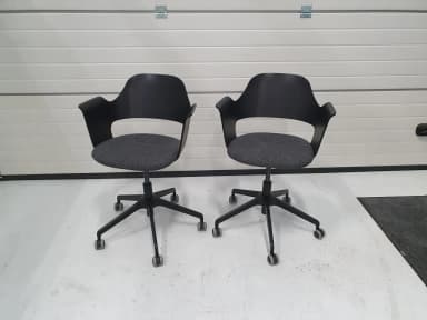 Sillas de conferencia Ikea Fjällberget con ruedas en buen estado