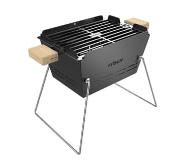 Parrilla de carbón Knister Original para camping, 10 unidades, nueva