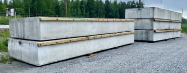 Schwerer Betonpontoon für anspruchsvolle Bedingungen