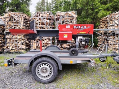 Alquiler de máquina partidora de leña Palax Logsplit 60