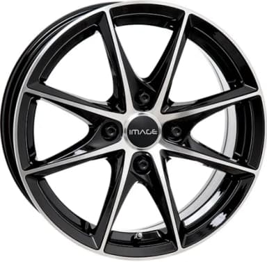 Llantas Image Comet negras y pulidas de aluminio 15 pulgadas 4x108 para Ford Fie