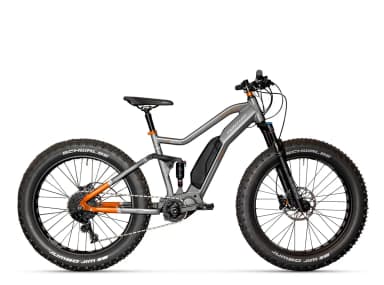 Bicicleta eléctrica Tunturi eMAX FullFat EP 8 con suspensión total y cuadro L