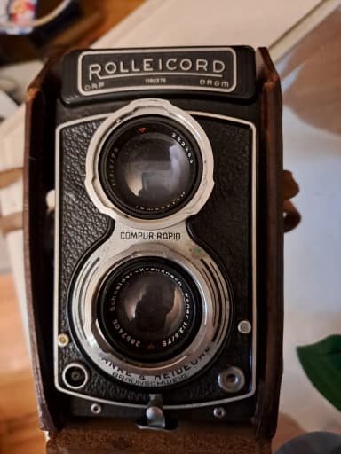 Rolleicord III Mittelformatkamera mit originalem Lederetui
