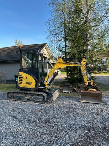 Yanmar ViO27 Minibagger mit Engcon Rotortilt zu vermieten