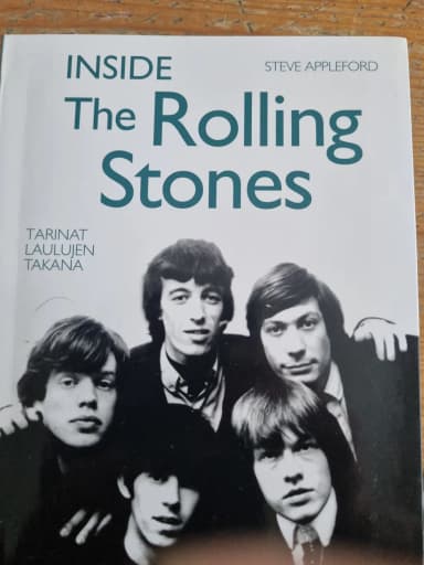 Inside The Rolling Stones book in like-new condition