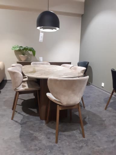 Zwei BoConcept Hamilton Esszimmerstühle mit Ravello-Stoffbezug