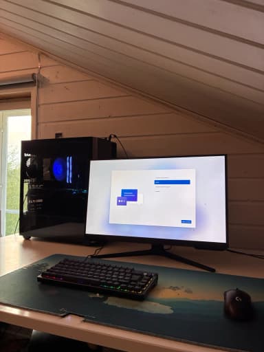 Komplettes Gaming-PC-Set mit hoher Leistung