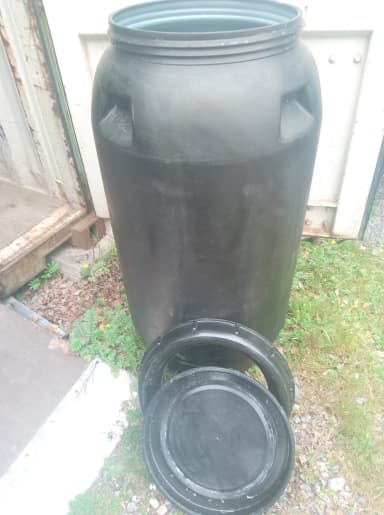 220L plastic barrels with two lids, various sizes available