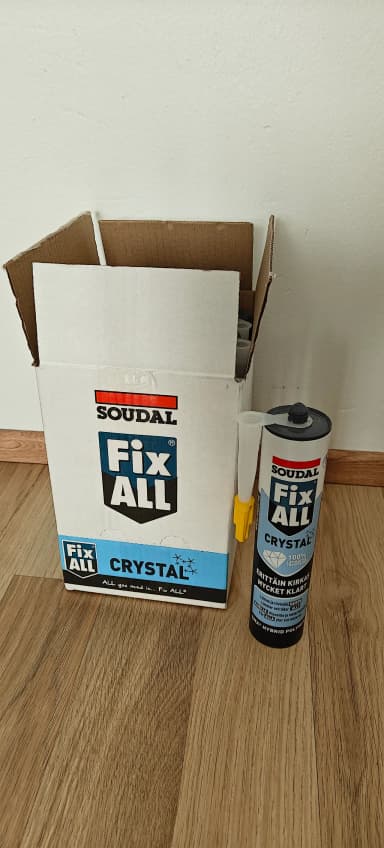 Soudal Fix All Crystal Hybridkleber und Dichtmasse, klare Version