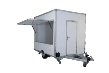 Niewiadow Verkaufsanhänger 360x203x230 cm 1300 kg mit Stahlrahmen