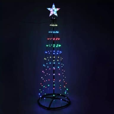 150cm moderni valokuusi 154 RGB-ledillä