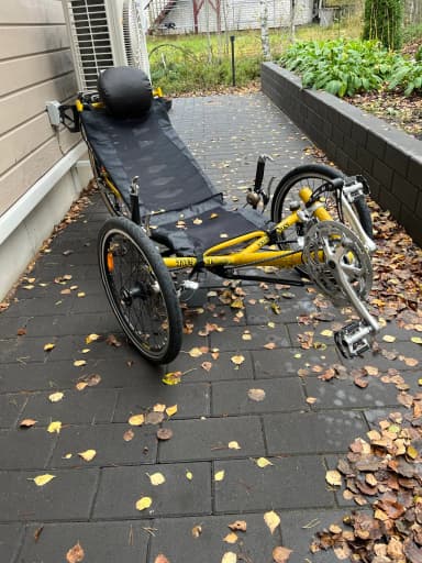Cómoda bicicleta reclinada TW en buen estado