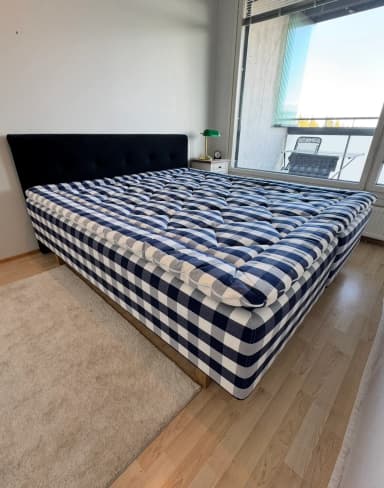 Hästens Superia 180x200 BJX Luxury Matratzenauflage mit Eichenbeinen