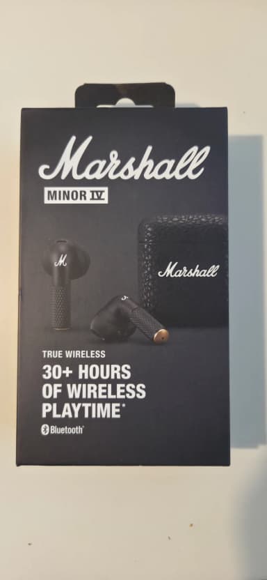 Marshall Minor IV kabellose In-Ear-Kopfhörer mit Ladeetui