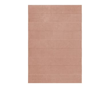 Alfombra de lana Layered Stripe Grande coral 180 x 270 cm