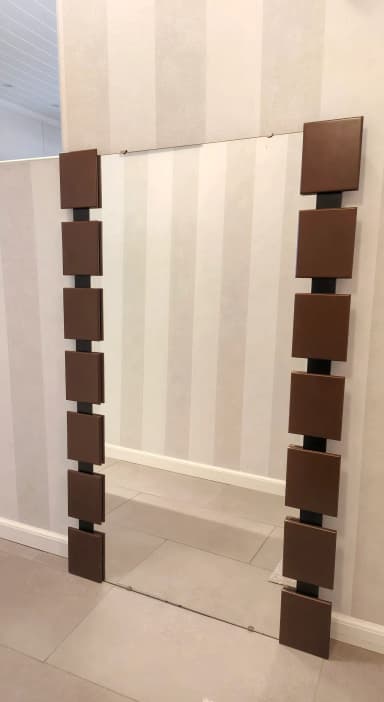 Vintage Mäkisen-spegel 60 x 120 cm från 1981 med retrodesign