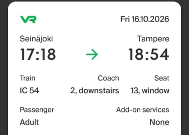 Billetes de tren ida y vuelta con fecha y hora flexibles