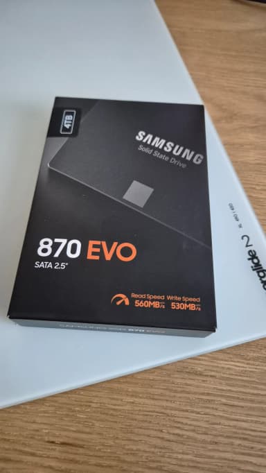 Samsung 870 EVO 4TB 2,5 Zoll SATA SSD in Originalverpackung
