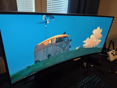 Alienware AW3821DW 38 Zoll gebogener Ultrawide-Gaming-Monitor 144 Hz