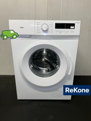 Lavadora Logik 6kg/1200rpm slim con función de vapor
