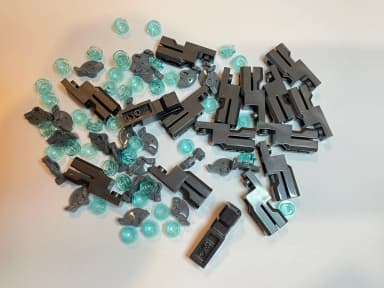 Uusi LEGO blaster- ja laattapultti-setti laseraseilla