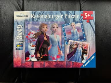 Ravensburger Frozen 2 puzzle set with 3x49 pieces