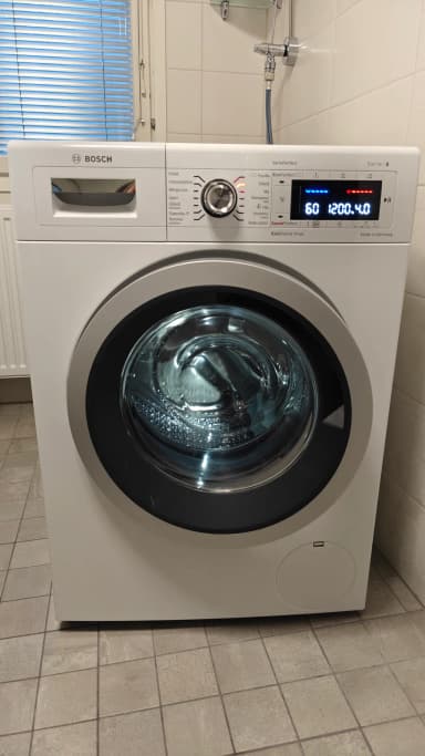 Lavadora Bosch Series 8 de carga frontal fabricada en Alemania