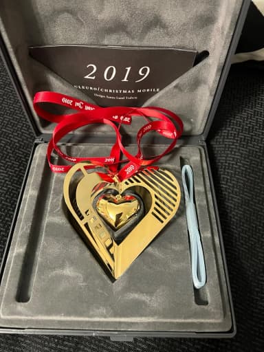 Adorno navideño en forma de corazón Georg Jensen 2019