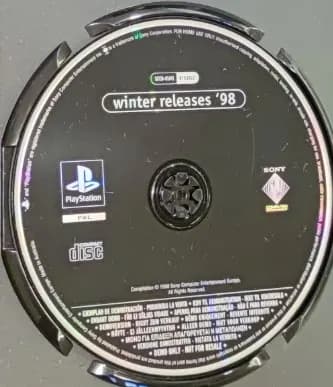 PlayStation Winter Releases '98 Demo-Disc mit Originalhülle