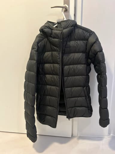 Peak Performance grey down jacket size M for men