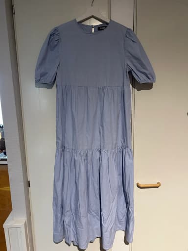 Vestido maxi azul claro en excelente estado