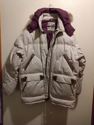 Ny vintage dunjakke XXL fra 80-/90-tallet med originaltagg