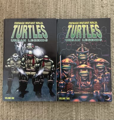 Teenage Mutant Ninja Turtles Urban Legends bind 1 og 2 i utmerket stand