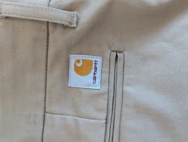 Carhartt khakifarbene Sid-Hose in ausgezeichnetem Zustand