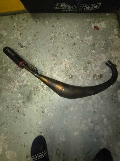 Tubo de escape Stage6 para motores de 50/70 caballos en buen estado