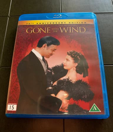 Gone With The Wind Blu-ray mit finnischen Untertiteln in neuwertigem Zustand