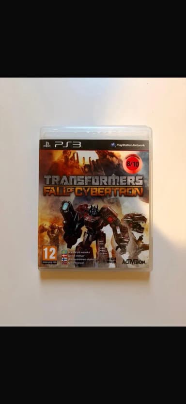 Transformers Fall of Cybertron PS3-Spiel in gutem Zustand