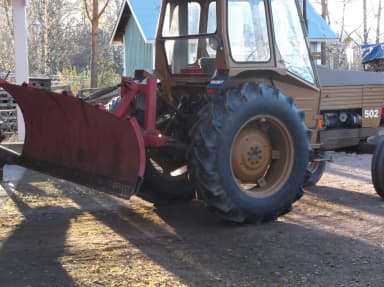 2,5 m bred snøplogblad for løfteutstyr med tosidig vending