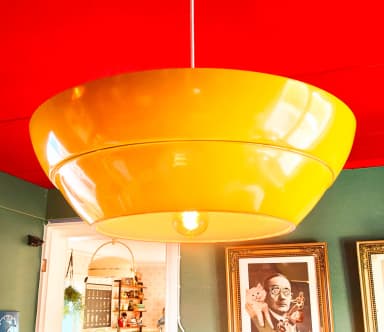 anpassningsbar metall taklampa med 55 cm diameter