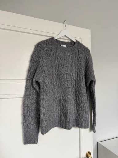 Gerry Weber alpaca wool sweater size 38 in grey