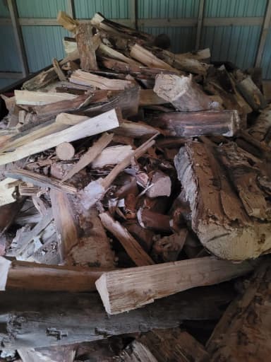 Dry firewood available in various lengths near Rääkkylä